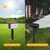 GIGAWATTS GW-701 Solar Landscape Spotlight 49 LED 1500mAh Li-ion Battery 1W Polysilicon Panel for Yard, Garden & Driveway