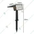 GIGAWATTS GW-701 Solar Landscape Spotlight 49 LED 1500mAh Li-ion Battery 1W Polysilicon Panel for Yard, Garden & Driveway