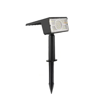 GIGAWATTS GW-701 Solar Landscape Spotlight 49 LED 1500mAh Li-ion Battery 1W Polysilicon Panel for Yard, Garden & Driveway