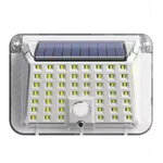 GIGAWATTS GW-606 90 LED Solar Wall Light Motion Sensor with 800mAh Battery IP44 Rating for Garden, Lawn & Outdoor(White)