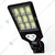 GIGAWATTS GW-604 72 LED Solar Street Light 1200mAh Li-ion Battery with 5.5V Panel & Remote Motion Sensor Outdoor & Pathway
