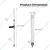 GIGAWATTS GW-908 Solar Outdoor Garden LED Light Tube-Light with 2V Panel & 600 mAh Battery for Pathway, Patio, Yard