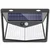 GIGAWATTS GW-613 208 LED Solar Wall Light with 5.5V Panel Sensor 1200mAh Li-ion Battery for Yard & Outdoor (Cool White)