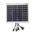 Gramstrong 10W 12V Solar Mobile Charging Kit with Solar Panel For Home, Office, Outdoor & Camping