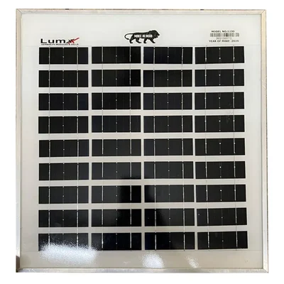 Gramstrong Republic 10W 12V Solar Mobile Charging Kit with Solar Panel For Home, Office, Outdoor & Camping