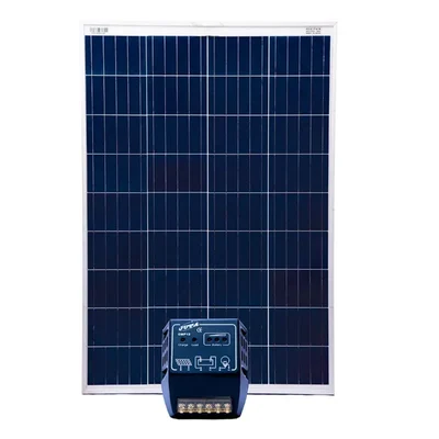 Gramstrong Combo Set of 100 W Polycrystalline Solar Panel & 12 V -10 Amp Smart Charge Controller 