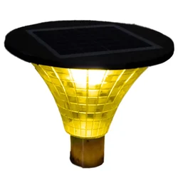 Premium Quality 2 Feet Solar Garden Light with 2.5W Solar Panel Gate Light For Outdoor Usage and Garden Decoration