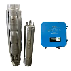 Amrut 7.5HP 30m 380V Oil Filled Solar Water Submersible Pump With Controller (1 Year Warranty)