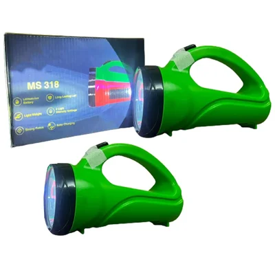 Mitva 2 Pieces of Solar Torch of 0.2 watt Solar Panel and 1800 mAh Battery 