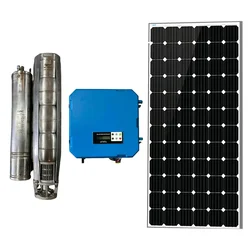 Amrut 10HP 30m Oil Filled Solar Submersible Pump With Controller & 545W*20 Monocrystalline Solar Panel (1 Year Warranty)