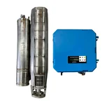 Amrut 10HP 30m 380V Oil Filled Solar Water Submersible Pump With Controller (1 Year Warranty)