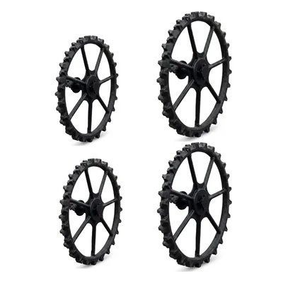 Dollss Soild Narrow Tractor Wheel Set - 1300*100 mm Front & 1800*160 mm Back for Boom Sprayer & Farming