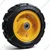 Heavy Duty 300 x 88 MM / 12 x 3.5 Inch High Quality Solid Rubber Wheel Without Ball Bearing(Capacity-300 Kg)