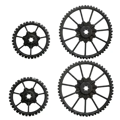 Dollss Soild Narrow Tractor Wheel Set - 1100*100 mm Front & 1600*100mm Back for Boom Sprayer & Farming