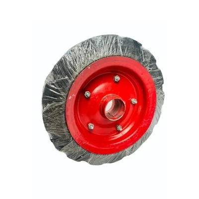 Premium Quality 13 Inch Solid Rubber Wheel With Double Bearing For Wheel Barrow