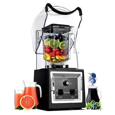 Commercial Polycarbonate 2 Ltrs  Noiseless Blender with 100% Copper Motor, 1500W