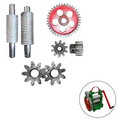 Spare Parts Combo Set for DHANLAXMI Manual Sugarcane Juicer Machine, Cast Iron Model