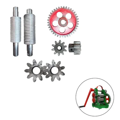 Spare Parts Combo Set for DHANLAXMI Manual Sugarcane Juicer Machine, Stainless Steel Model