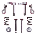 Intake Exhaust Valve, Spring, Retainer, Lifter, Rocker Arm Set for 4 Stroke GX35 Brush Cutters