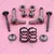 Intake Exhaust Valve, Spring, Retainer, Lifter, Rocker Arm Set for 4 Stroke GX35 Brush Cutters