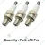 High Quality Spark Plug for GX 35 Engine Agriculture Water Pump (Pack of 3 Pcs)