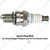 Stihl Spark Plug NGK for HS 82 Hedge Trimmer and FS 410 Brush Cutter, 00004007011