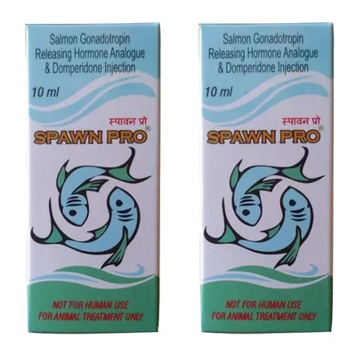 Spawn Pro 10 ml Fish Hormone Aquatic Plant Fertilizer for Fish Farming-Suitable All Fields (Pack Of 2)