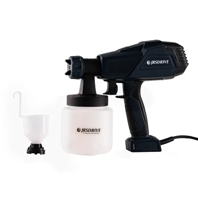 JRS Drive by Eastman 2.6 mm Nozzle Size Paint Spray Gun, 800ml Aluminum Cup, Includes Cleaning Brush (EPSG-850)