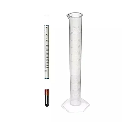 WKM 1000 to 2000 Range Specific Gravity Hydrometer with 250ml PP Measuring Cylinder KTN172