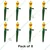 Pack of 8 Spike Sprinkler with Jet Impulse Head