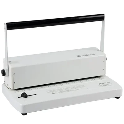 Heavy Duty Full-Size (F/S) Spiral Binding Machine | 40-Hole Punch (4mm) | Binds 16 Sheets (80 GSM) | Metal Construction