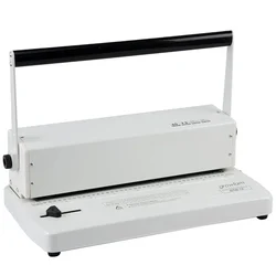 Heavy Duty Full-Size (F/S) Spiral Binding Machine | 40-Hole Punch (4mm) | Binds 16 Sheets (80 GSM) | Metal Construction