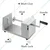 Stainless Steel Spiral/Twister French Fry Tornado Potato Cutter, Slicer Machine