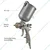 Painter 1/2 Pint Texture Spray Gun, 300 ml Cup Capacity (PR-02)
