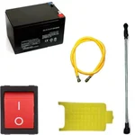 Premium Quality Accessories Kit with Battery ,Plastic Lance, Delivery Pipe, Switch and Cushion for all Battery Sprayer