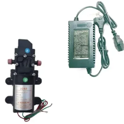 Premium Quality Accessories Kit with 4LPM Single Motor Pump and 1.7 A Charger for all types of Battery Sprayer
