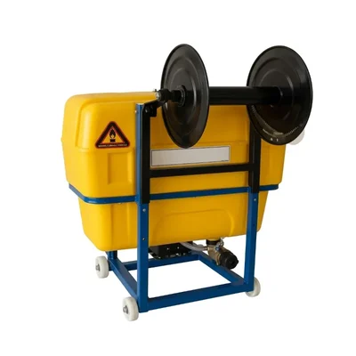 Sprayman Metal Hose Reel For Manual Rewinding And Holding Spray Hose Upto 300 Meter With Brass Twister.
