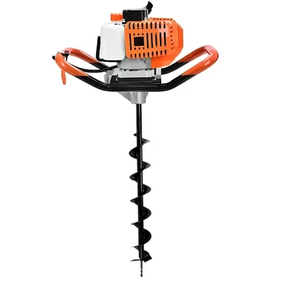 Sprayman 52 CC Petrol Earth Auger with 4 Inch Bit | 2 Stroke Post Hole Digger SEA-5500