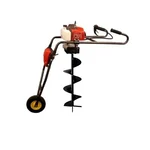 Sprayman 68 CC Petrol Trolley Earth Auger with 8 Inch Bit | 2 Stroke Post Hole Digger SEA-7000T