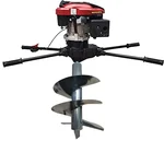 Sprayman 173 CC 4 Stroke Two Man Earth Auger with 24 Inch Bit | Large Diameter Hole Digger SEA-2002