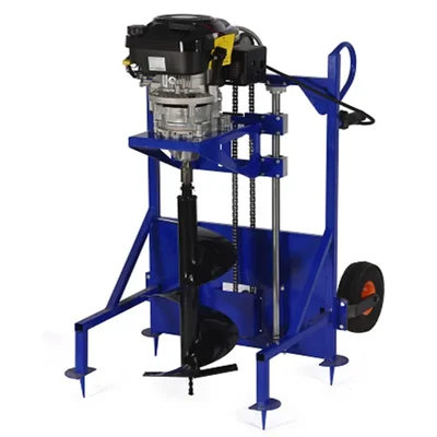 Sprayman 196 CC 4 Stroke Stand Trolley Earth Auger with 14 Inch Bit | Soil Drilling Machine SEA-2002 HT
