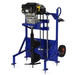 Sprayman 196 CC 4 Stroke Stand Trolley Earth Auger with 14 Inch Bit | Soil Drilling Machine SEA-2002 HT
