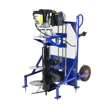 Sprayman 196 CC 4 Stroke Stand Trolley Earth Auger with 20 Inch Bit | Plantation Drilling Machine SEA-2002 HT