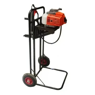 Sprayman 68 CC Stand Trolley Earth Auger | 2 Stroke Heavy Duty Post Hole Digger (Without Bit) SEA-7000PT
