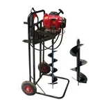 Sprayman 50 CC Stand Trolley Earth Auger with 6 & 12 Inch Bit | 4 Stroke Soil Drilling Machine SEA-7500PT