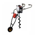 Sprayman 82 CC 4 Stroke Petrol Trolley Earth Auger with 6 Inch Bit | Soil Drilling Machine SEA-7500T