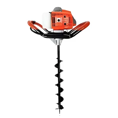 Sprayman 68 CC Petrol Earth Auger with 4 Inch Bit | 2 Stroke Soil Drilling Machine SEA-7000