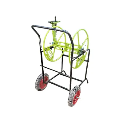 Nandee Agrotech Trolley Type Hose Pipe Winder For Upto 350 Meter Hose Pipe