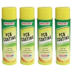 4 Pack of Sprayzet (700ml x 4 pcs) PCB Coating Spray With Water Clear Transparency