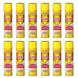 12 Pack of Sprayzet (700ml x 12pcs) Silco-R Silicone Release Agent Spray for Plastic, Rubber, Polyster, Nylon (4803)